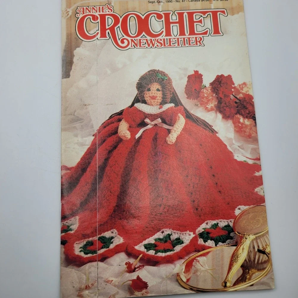 Annies Crochet Newsletter September October‎ 1990 No 47 Vintage Patterns